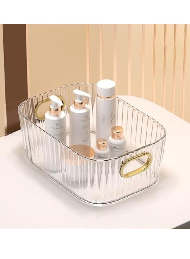 Acrylic Makeup Organizer, Bathroom Organizer and Storage, Perfect for Desk and Dresser Countertops, Great for Cosmetics, Skincare, and Lipstick 30*22*13cm - Image 2