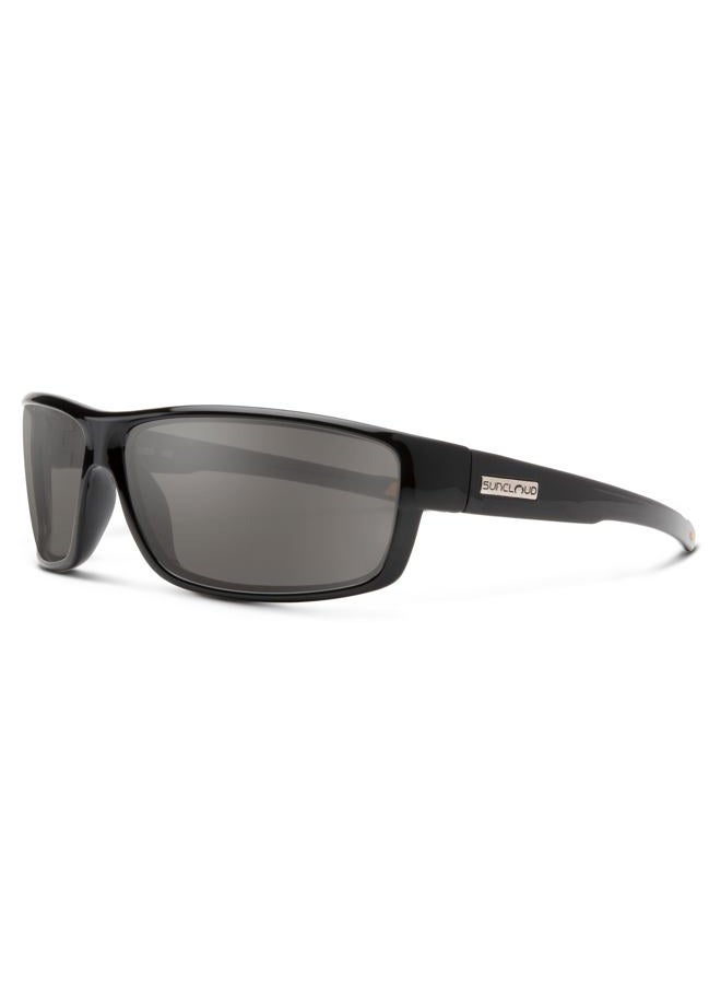 Suncloud Voucher Polarized Sunglasses, Black Frame, Gray Lens - Image 1