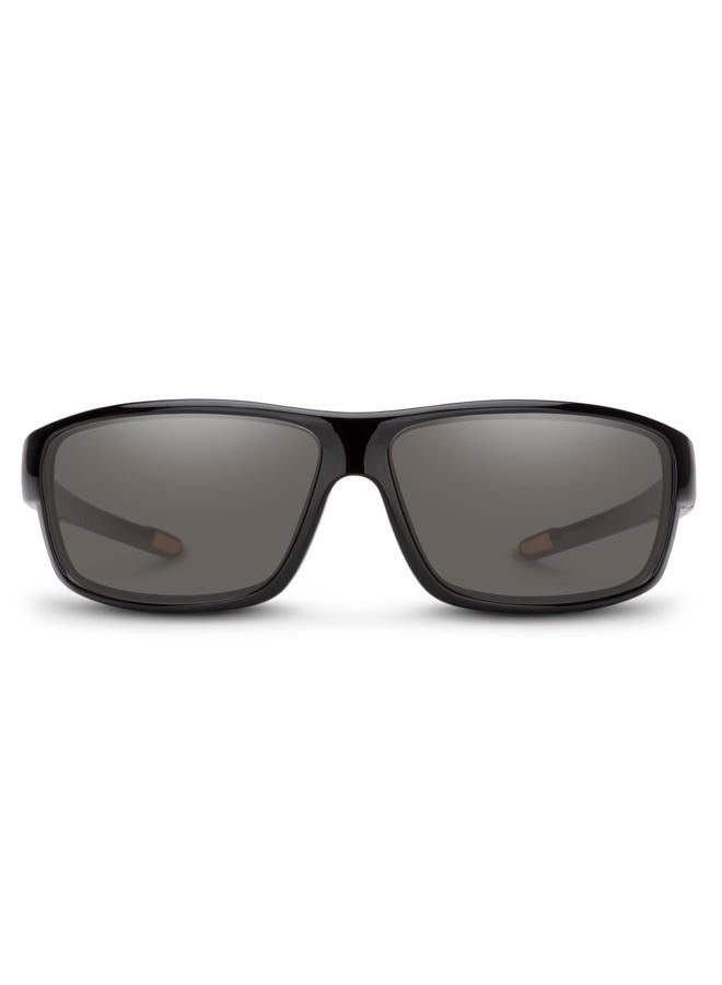 Suncloud Voucher Polarized Sunglasses, Black Frame, Gray Lens - Image 2