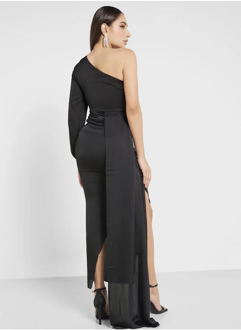 Ella Limited Edition One Shoulder Dress With Slit