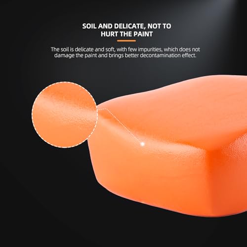 SPTA Car Clay Bar, 3 Pack 300g, Premium Grade Clay Bars Detailing Magic Clay Bar Cleaner Auto Wash Bars with Washing and Adsorption Capacity for Car Wash Car Detailing Clean,RV, Bus,Glass Cleaning - Image 3