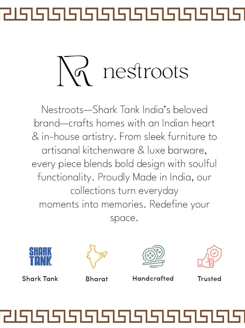 nestroots Stainless Steel Tea Coffee Sugar Containers Set Of 3 | Dry Fruits Kitchen Container Set | 1100 ML Off White Air Tight Containers For Kitchen Storage - Image 5