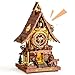 ROKR Cuckoo Clock Mechanical 3D Wooden Puzzle Kit for Adults DIY Wooden Clock Model Building Set Unique Home Decor Gift for Women Men - Image 2