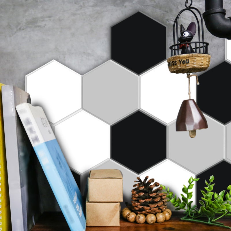 10 Pcs/Set Self-adhesive Floor Sticker for Bathroom Kitchen Backsplash Tiles Wall DIY Home Decal Removable Decor - Image 2