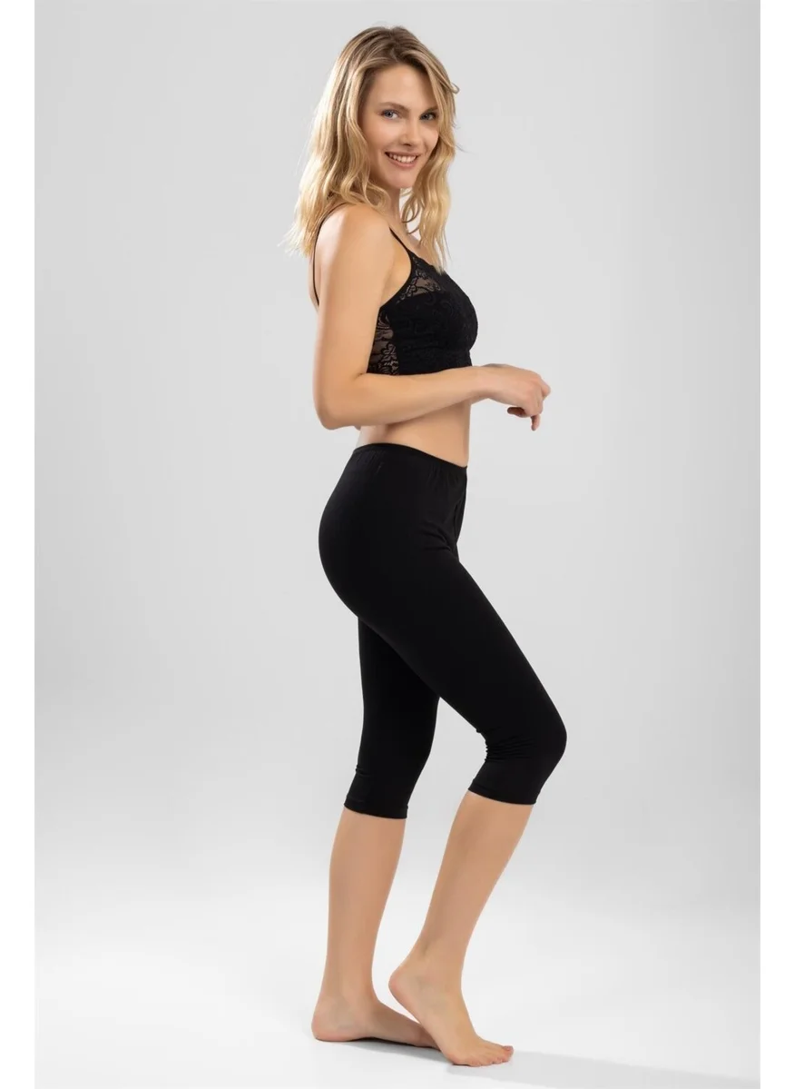 Baykar Women's Plain Tights 8903 Black