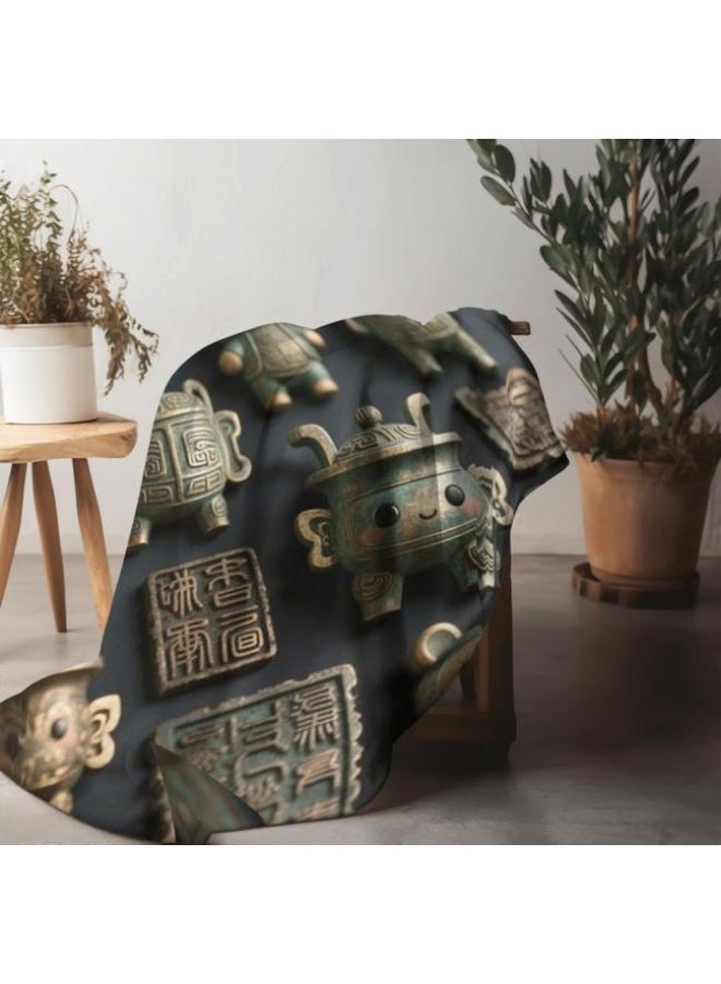 general Baby and children's cartoon flannel thin blanket (warm and comfortable, suitable for sleep, game use) 70cm*100cm - Image 4