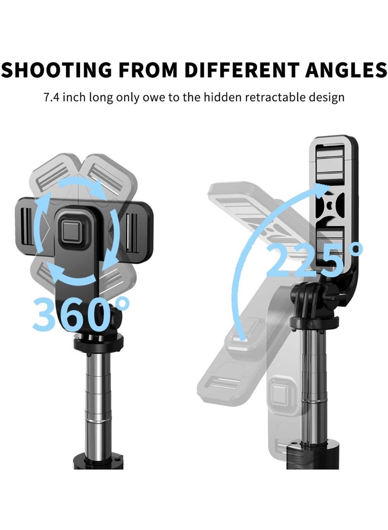 Selfie Stick – Handheld Tripod with Detachable Wireless Remote – Mini Tripod Stand for Smartphones, GoPro & More - Image 5
