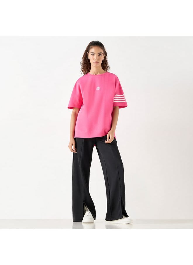 Kappa - Kappa Logo Print Crew Neck T-shirt with Short Sleeves - Image 1