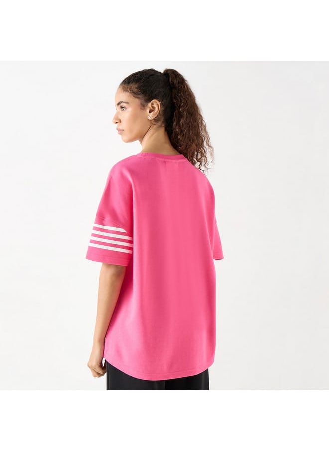 Kappa - Kappa Logo Print Crew Neck T-shirt with Short Sleeves - Image 1