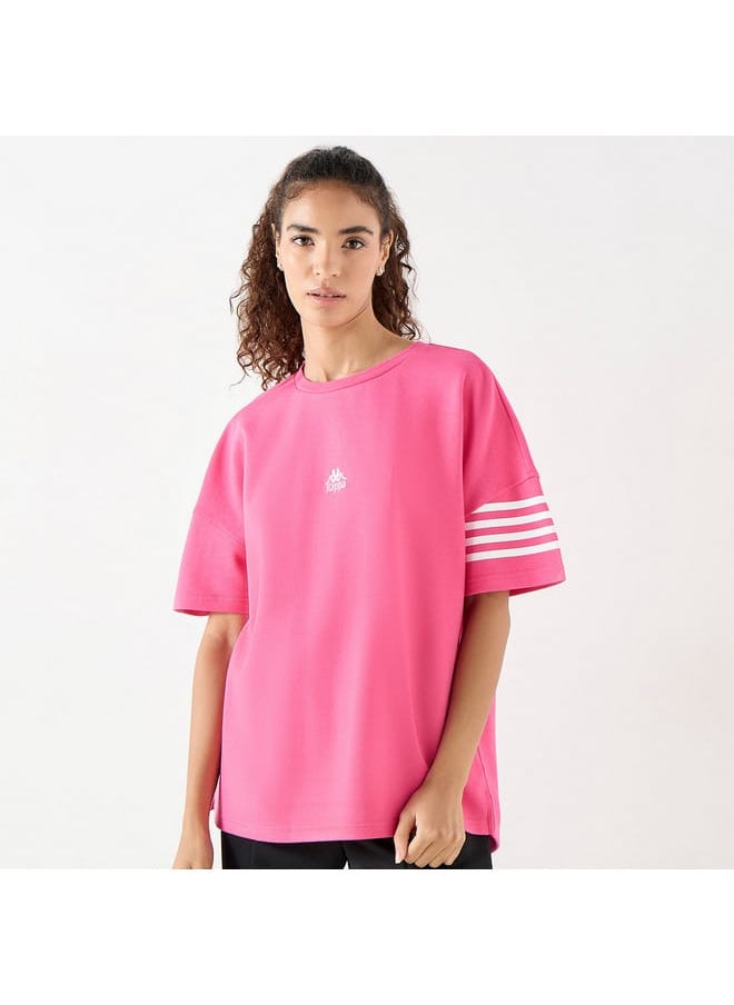 Kappa - Kappa Logo Print Crew Neck T-shirt with Short Sleeves - Image 1
