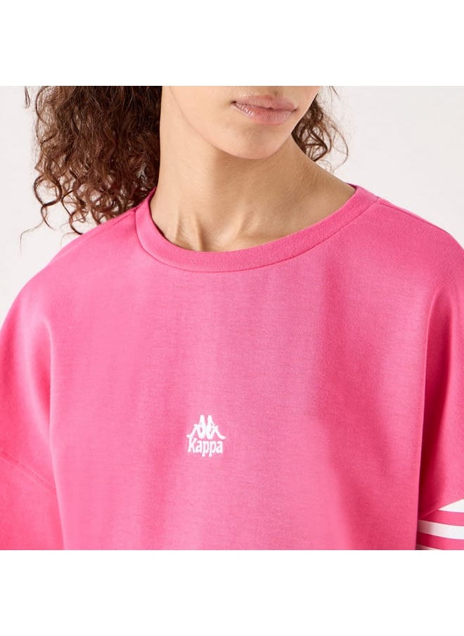 Kappa - Kappa Logo Print Crew Neck T-shirt with Short Sleeves - Image 1