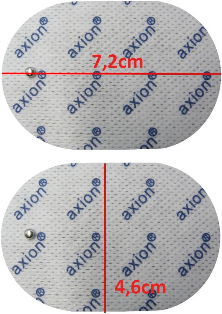 Axion 4 Oval TENS Electrode Pads Compatible for Panasonic TENS Machines Pads for TENS EMS Devices Size 70x50mm axion Brand Quality - Image 3