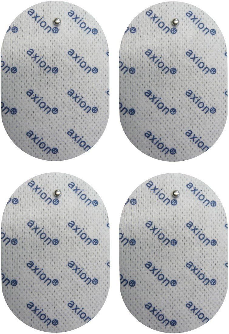 Axion 4 Oval TENS Electrode Pads Compatible for Panasonic TENS Machines Pads for TENS EMS Devices Size 70x50mm axion Brand Quality - Image 1
