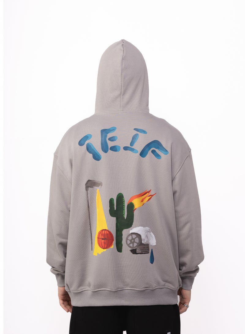 Teif paris Desert Vibe Graphic Hoodie  - Image 4