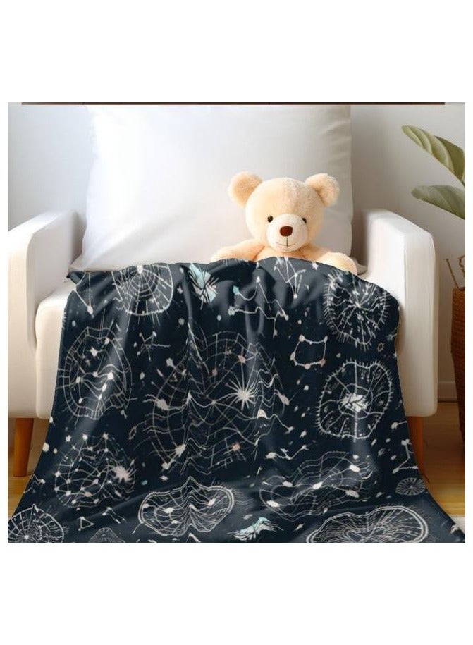 general Flannel thin blanket (warm and comfortable, suitable for sleep, gaming, dust removal and sandproof) 150cm*200cm - 425 - Image 1