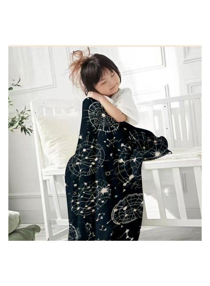 general Flannel thin blanket (warm and comfortable, suitable for sleep, gaming, dust removal and sandproof) 150cm*200cm - 425 - Image 4