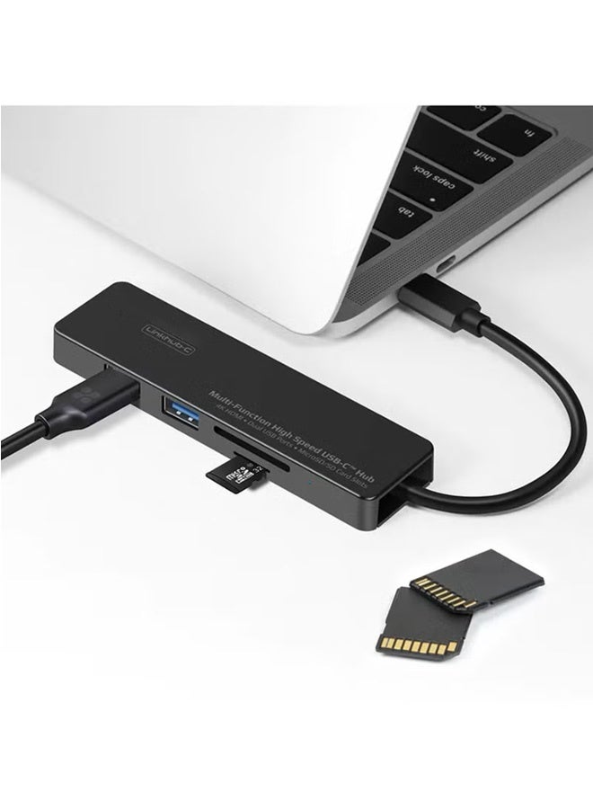 Multi-Function USB Type-C Hub Black  - Image 3