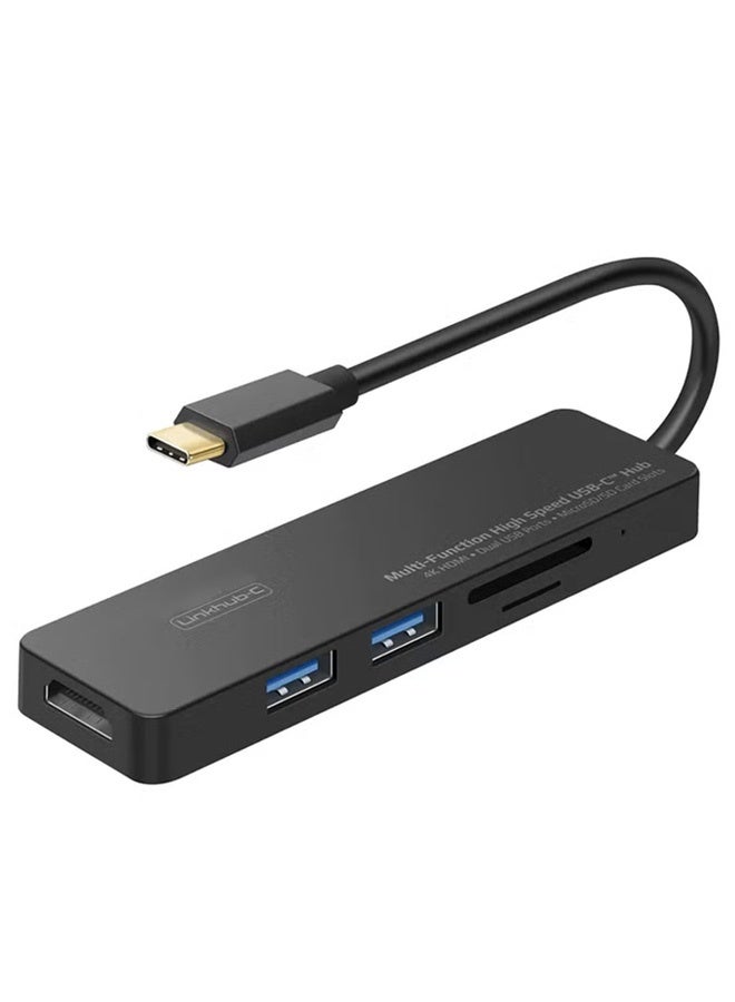 Multi-Function USB Type-C Hub Black  - Image 1