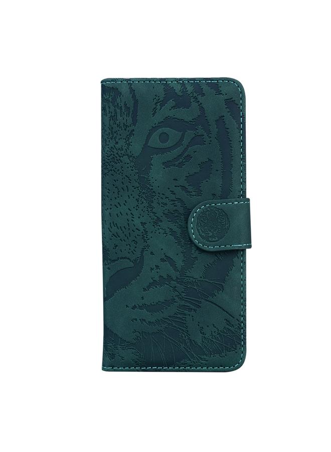 اس-توب جراب هاتف موتورولا موتو E32 مصنوع من الجلد بنقشة النمر - Image 2