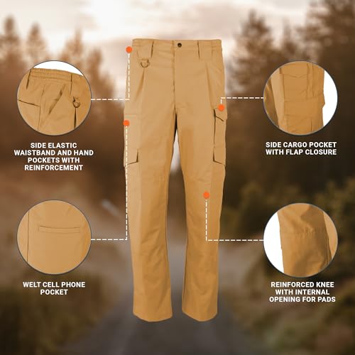 Propper Men's Lightweight Tactical Pants, 32W x 34L, Coyote - Image 4