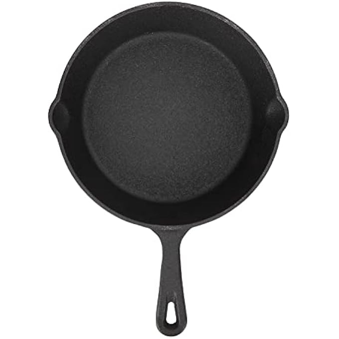 Vokers Multifunctional Frying Pan Skillet Seasoned Cast Iron Skillet Even Heating Nonstick Frying Pan Cast Iron Pie Pans With Anti Scald Handle Baking Pan For Grill Oven Induction Cooker 4 Sizes10Cm - Image 3