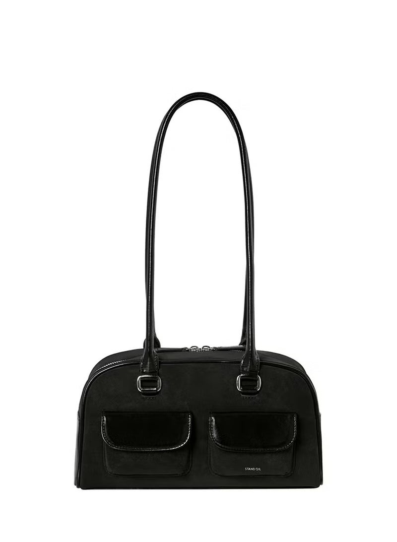 ستاند حقيبة كتف جلدية من ستاند أويل تشابي باغ - Image 1