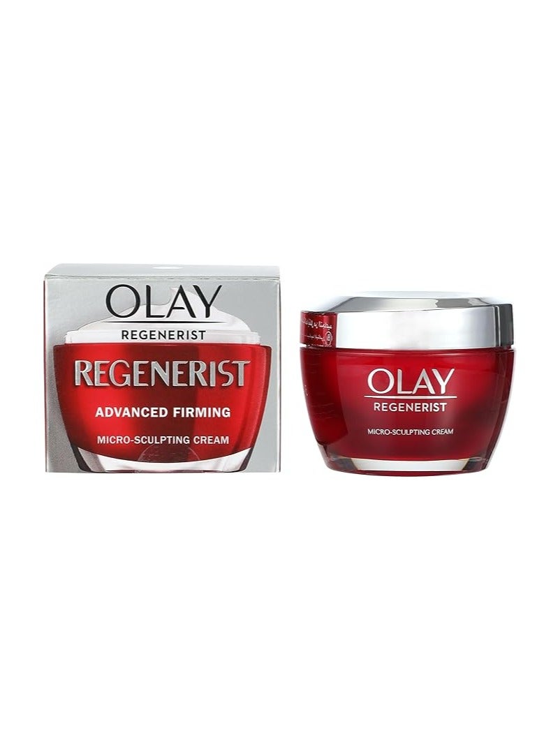 Olay Regenerist Microsculpting Cream With Hyaluronic Acid For Intensely Hydrated & Firmer Skin, 50G - Image 3