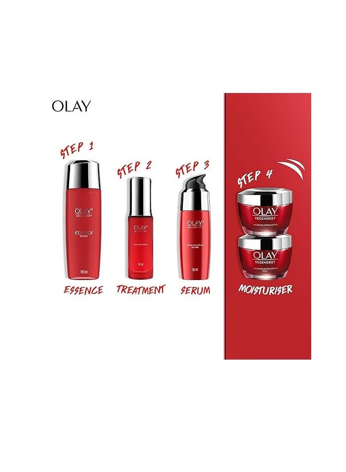 Olay Regenerist Microsculpting Cream With Hyaluronic Acid For Intensely Hydrated & Firmer Skin, 50G - Image 4