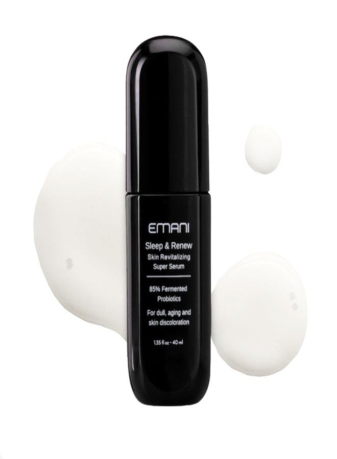 Emani Sleep and Renew Face Serum With Anti Aging and Wrinkle Reducing Properties, Hydrating Serum Contains Fermented Probiotics for Dull and Aging Skin for Women, 1.18 fl oz - Image 1