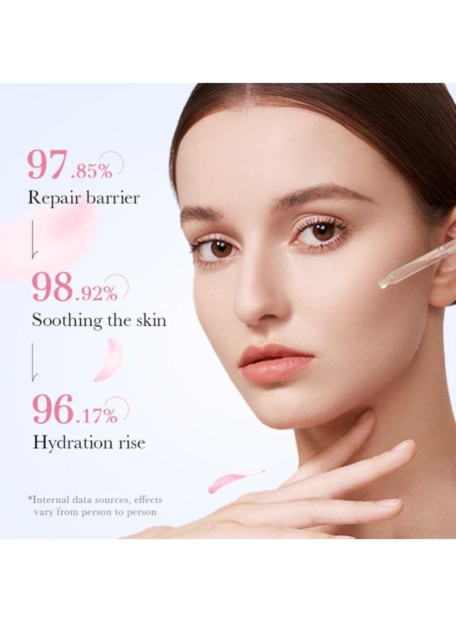 SADOER Collagen Sakura Elastic Moist Hydrate Serum, Sakura Facial Serum for Anti-Wrinkle, Anti-Ageing, Moisture Refreshing Sakura Essence, Brighten Skin Tone, Rejuvenate Skin Balance 100 ml - Image 5