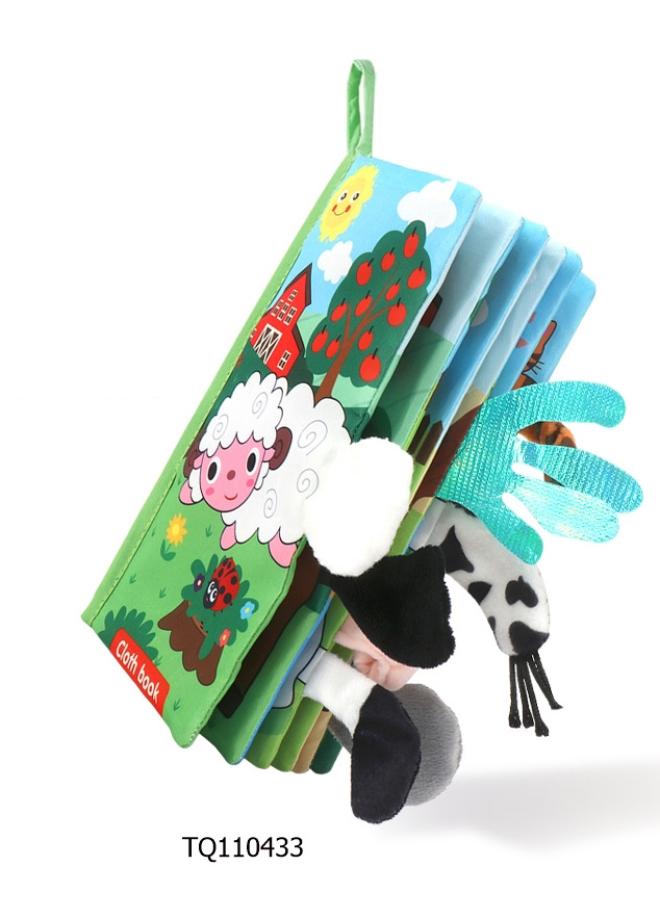 Baby Cloth Book Baby Tear-proof Three-dimensional Tail Ringing Paper Educational Toys Mother And Baby Toys 