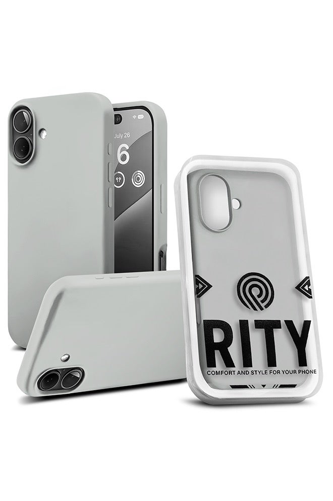 ريتي غطاء سيليكون لآيفون 16 بلس – تصميم أنيق بجودة فائقة، ملمس ناعم احترافي، مقاوم للصدمات، حماية كاملة مع بطانة فاخرة من الألياف الدقيقة - Image 1