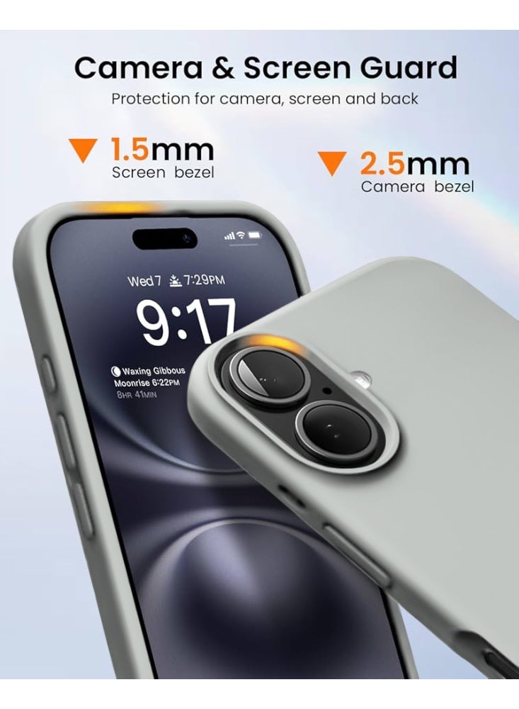 ريتي غطاء سيليكون لآيفون 16 بلس – تصميم أنيق بجودة فائقة، ملمس ناعم احترافي، مقاوم للصدمات، حماية كاملة مع بطانة فاخرة من الألياف الدقيقة - Image 4