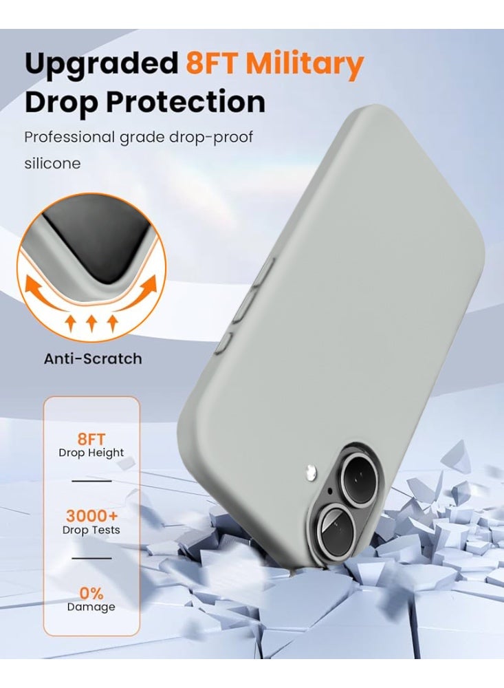 ريتي غطاء سيليكون لآيفون 16 بلس – تصميم أنيق بجودة فائقة، ملمس ناعم احترافي، مقاوم للصدمات، حماية كاملة مع بطانة فاخرة من الألياف الدقيقة - Image 3