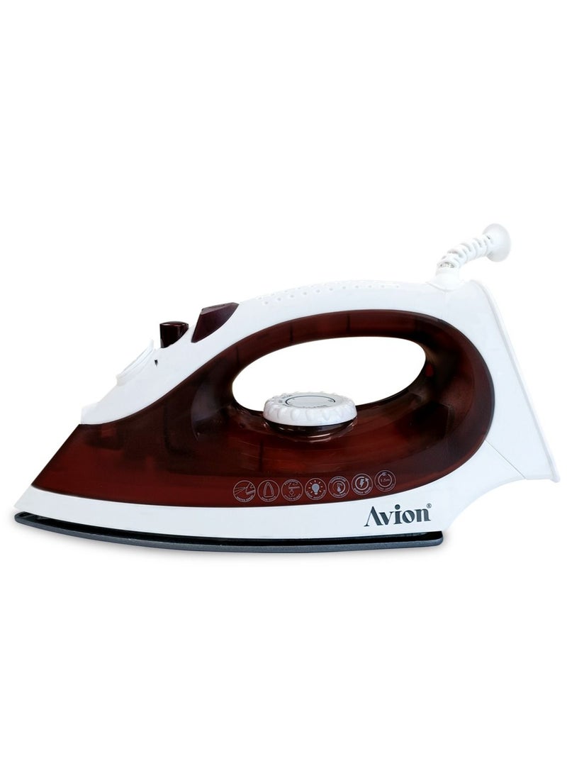 Avion Steam Iron with Non-Stick Soleplate | Self-Clean | Spray & Steam Function Energy Saving Technology - Image 1