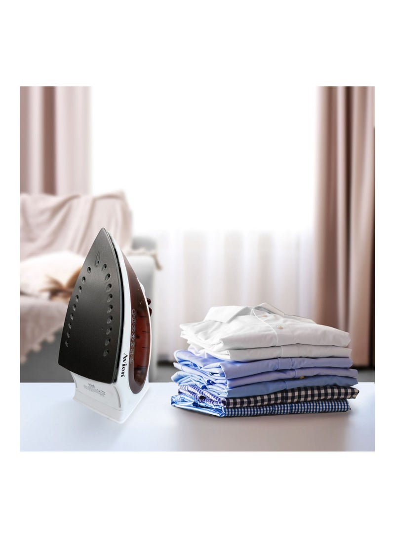 Avion Steam Iron with Non-Stick Soleplate | Self-Clean | Spray & Steam Function Energy Saving Technology - Image 5