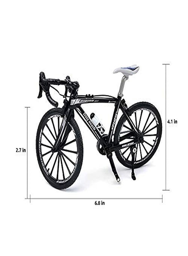 JAMOR Bicycle Model Mountain Bike Toy Racing Toy 1:10 Simulation Bikes Mini Bike Model Zinc Alloy Racing Home Decoration Crafts Miniature Finger Mountain Bikes (3) - Image 2
