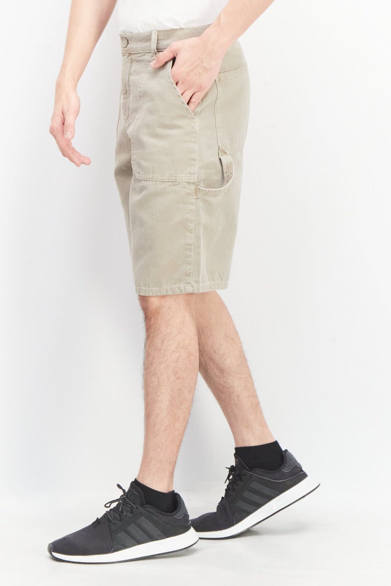 Celio شورتات جينز عادية للرجال، تان - Image 4