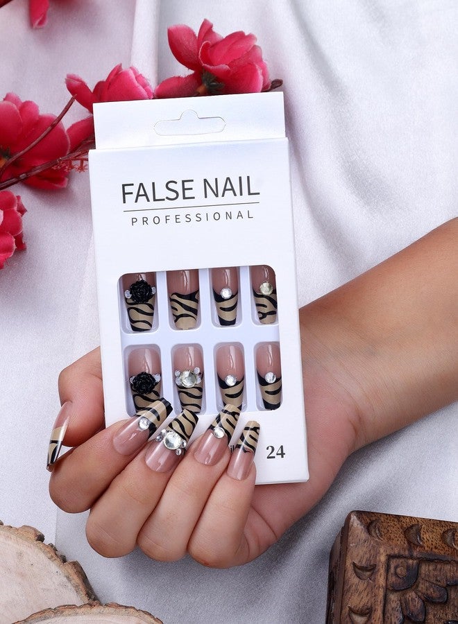 KILLFE Artifical Nails For Women | Reusable | Vibrant | Durable Acrylic Nails | Multicolor (NP-63) - Image 3