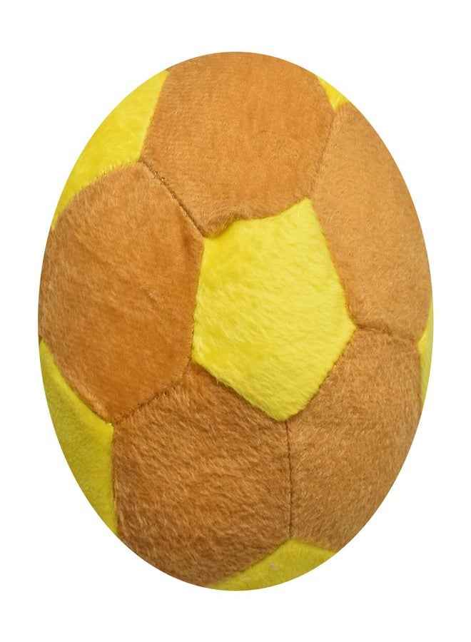 Ultra 5 inch Fully Stuffed Soft Premium Plush Football Toy for Kids in Brown & Yellow | Snuggling and Playtime | Animal Toy | Birthday Gift | Anniversary | Christmas | Diwali | Home Décor - Image 1