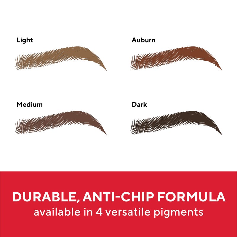 Mirabella Ultra Fine Brow Pencil, Anti-Chip Waterproof Eyebrow Pencil - Smudgeproof, Blendable & Retractable Eyebrow Pencil to Define and Fill In Brows Naturally - Dark - Image 4