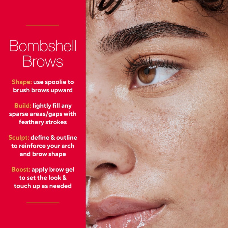 Mirabella Ultra Fine Brow Pencil, Anti-Chip Waterproof Eyebrow Pencil - Smudgeproof, Blendable & Retractable Eyebrow Pencil to Define and Fill In Brows Naturally - Dark - Image 5