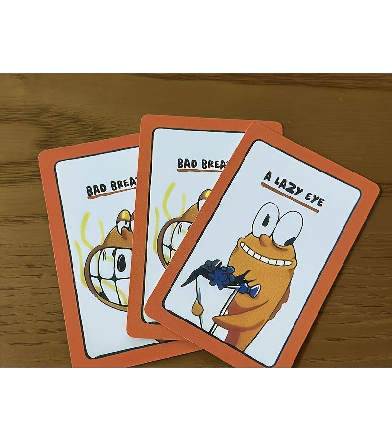 Card Party Adult Fishing Game 48 Cards for 2 Players Hilarious Fun - Image 5