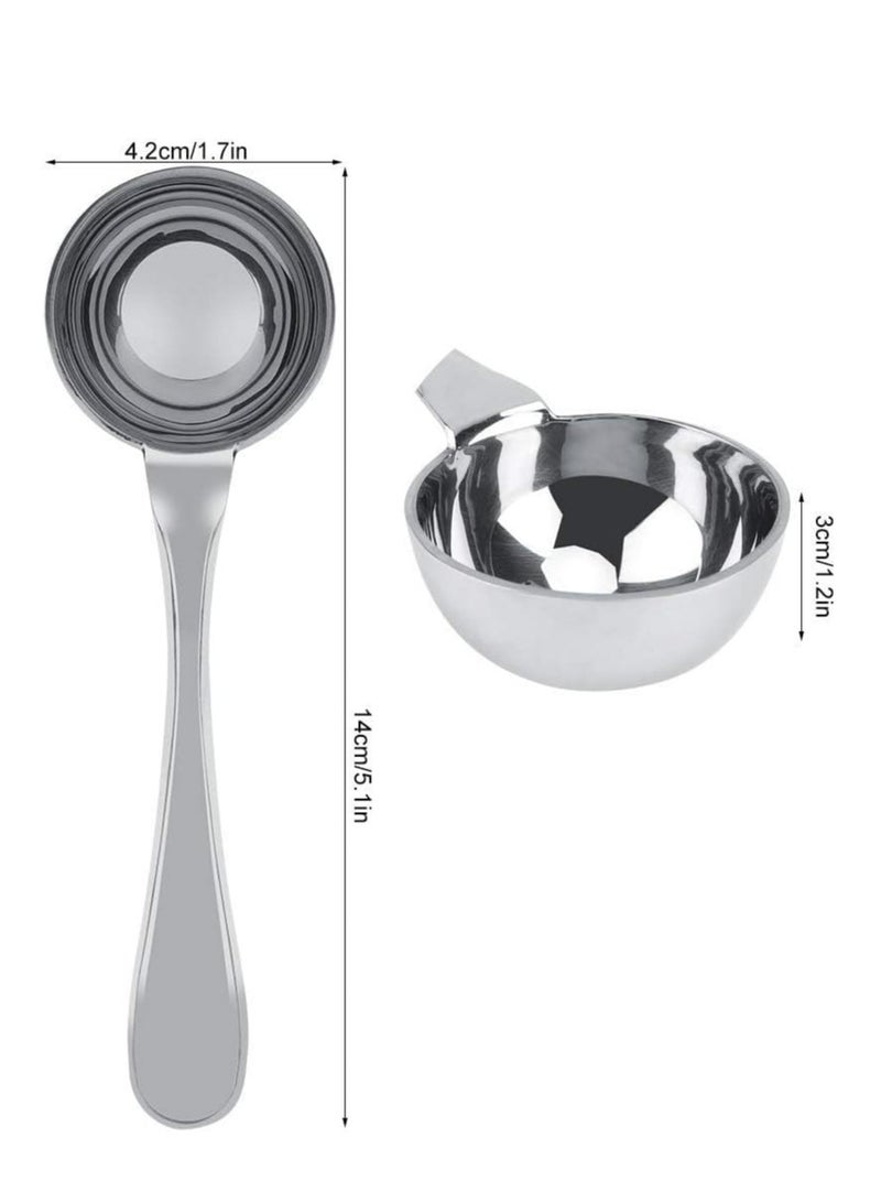أوزيغالور مغرفة قهوة من الفولاذ المقاوم للصدأ - ملعقة قياس 15 مل بمقبض طويل للقهوة والحليب ومسحوق الفاكهة - Image 5