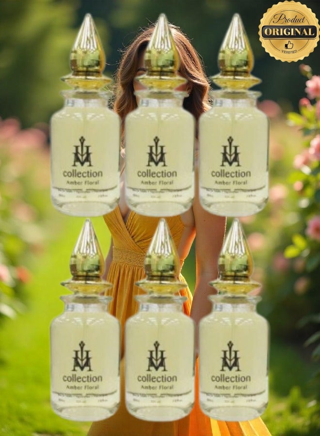 Collection 6 Pieces Collection Amber Floral Perfume EDT 85ML - Image 1