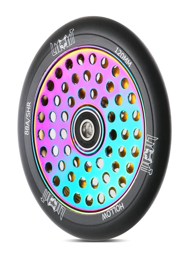 Limit Pro Scooter Wheels 120x24mm Oil Slick Honeycore Scooter Replacement Wheel for Stunt Trick Scooters a Pair with ABEC-9 Bearings Installed - Image 2