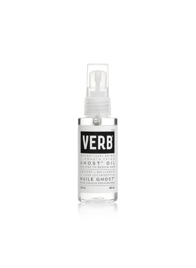verb Ghost Oil 2 fl oz Weightless Hair Oil for Fine to Medium Hair Smooths Frizz Adds Shine No Parabens Gluten or Harmful Sulfates - Image 1