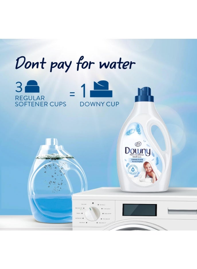 Downy Concentrate Fabric Softener Sensitive for Hypoallergenic Skin Care, Color Protection, Anti-Wrinkle Formula, 3L, Pack of 4 - Image 5