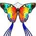 SGftre Butterfly Kites for Kids and AdultsExtremely Easy to Fly for BeginnersSingle Line String with Tail for Beach Flying Kites for Outdoor Trip Park Family GameFlower Splendour Butterfly - Image 2