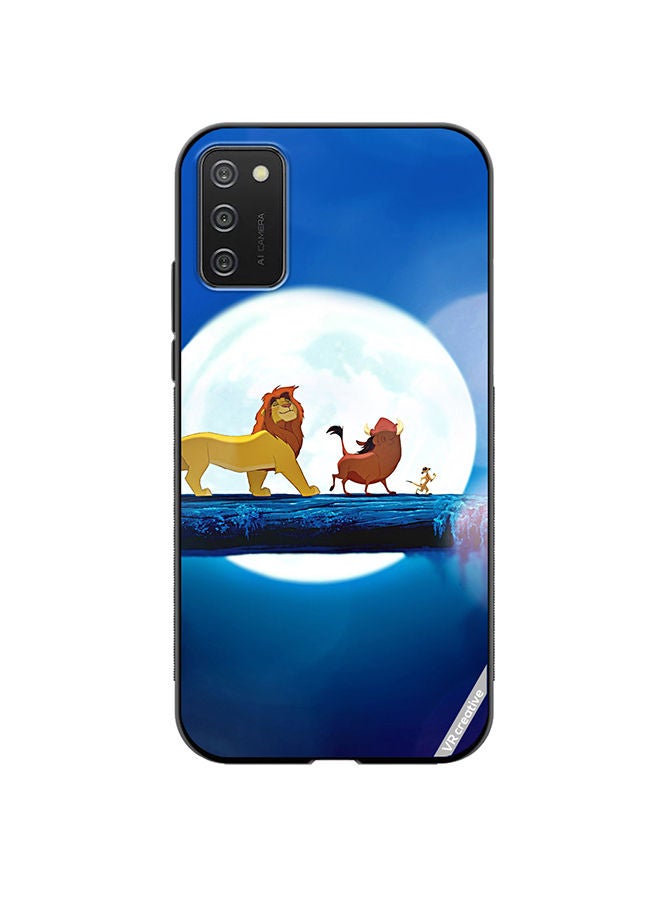 VR CREATIVE Protective Case Cover For Samsung Galaxy A02s Lion King Design Multicolour - Image 1